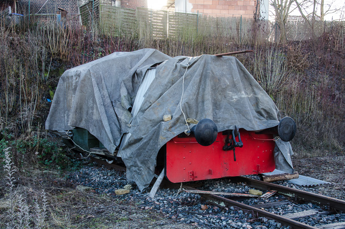 auf dem alten Bahnhofsgelände in Crailsheim